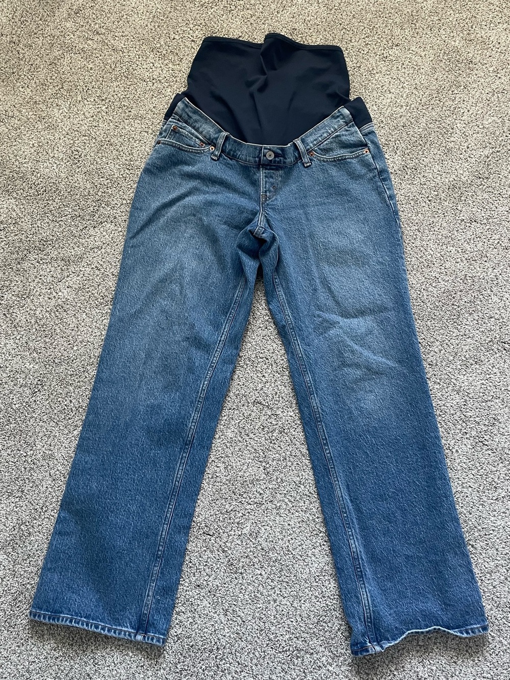 Abercrombie & fitch maternity baggy jeans